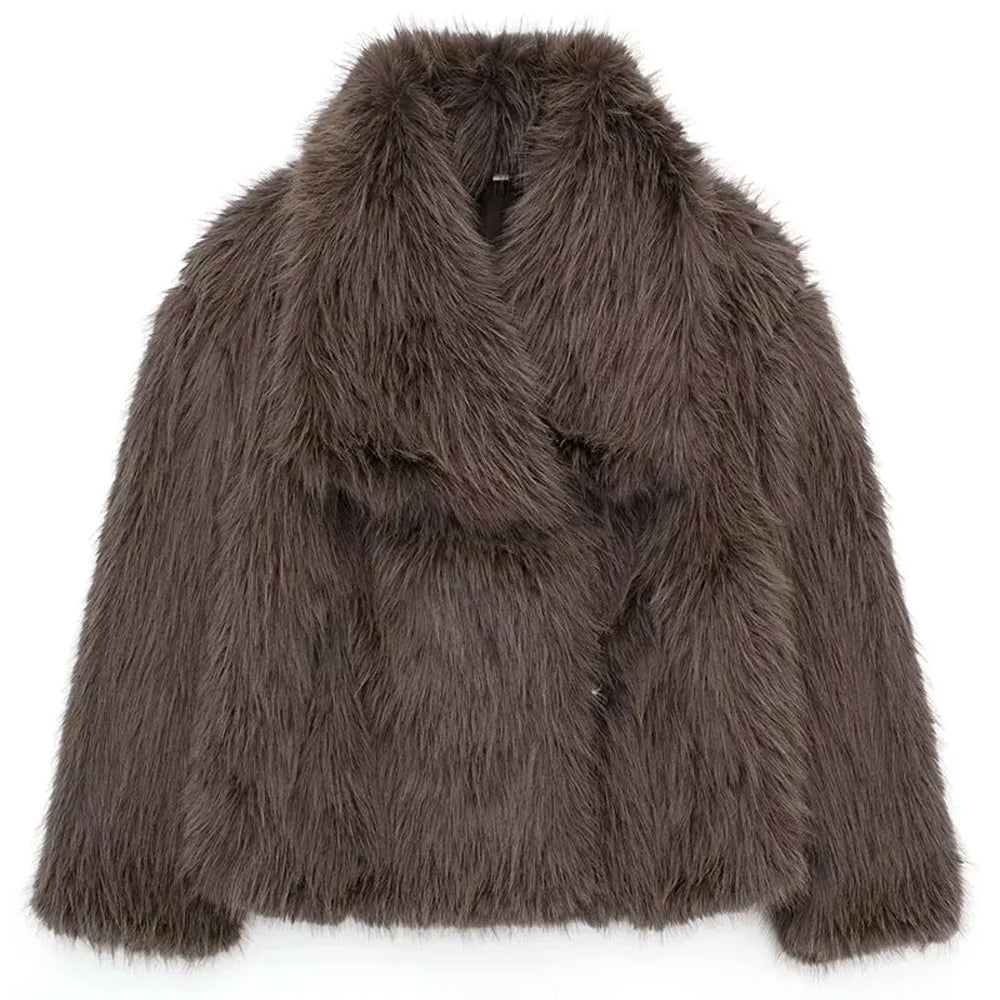 Manteau Chili – Luxe et confort en cuir synthétique