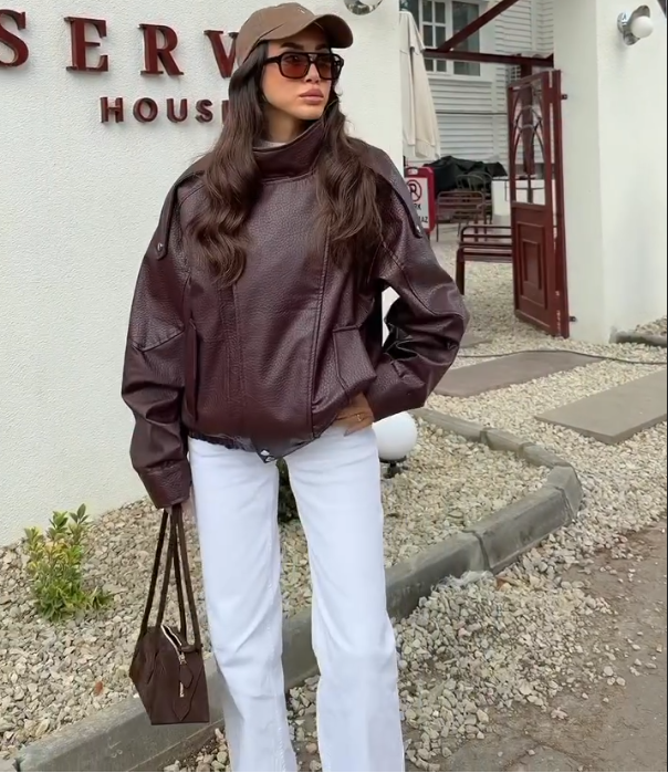 Harper leather jacket