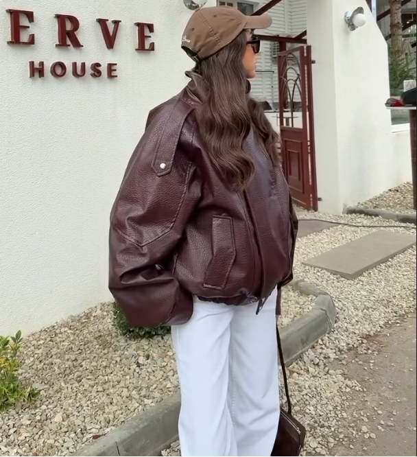 Harper leather jacket