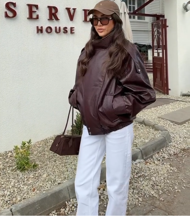 Harper leather jacket