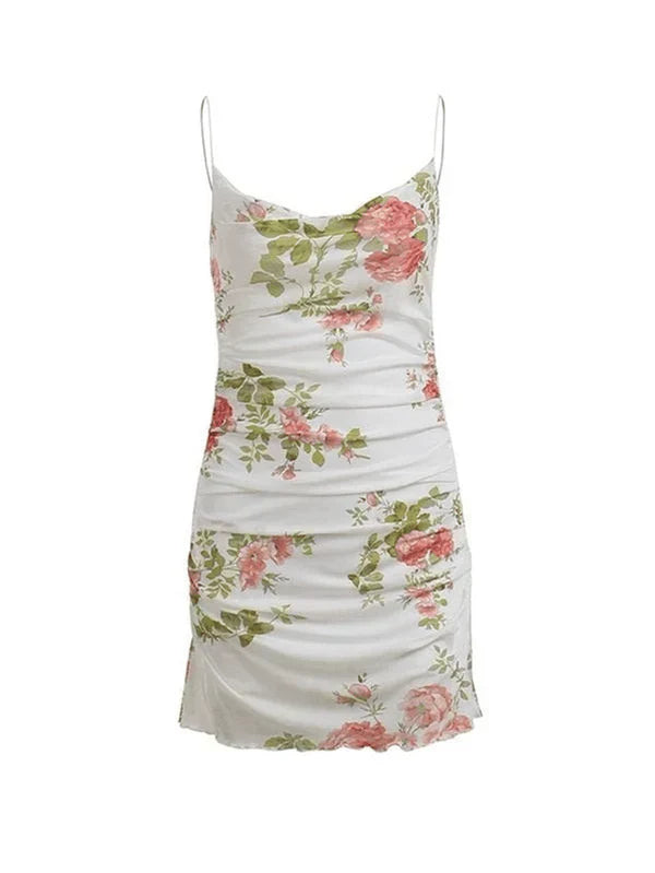 Vestido Floral Alça Fina Mollye - Estilo Romântico e Feminino