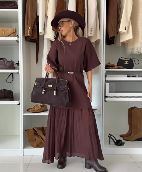 Robe Caramel Longue Bohème